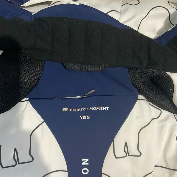 Perfect Moment polar Bear Protection Ski Jacket Size kids Y8 M hood - Picture 5 of 8